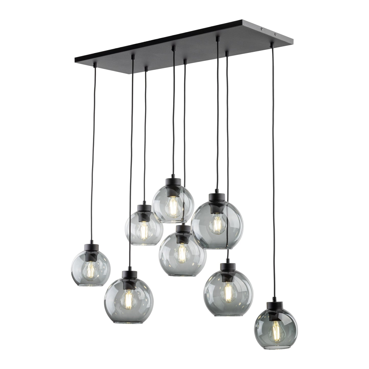 CUBUS Graphite Glass Scandinavian Pendant Light 8