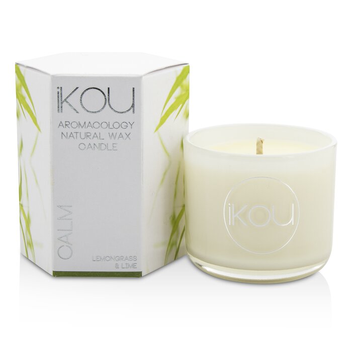IKOU - Eco-Luxury Aromacology Natural Wax Candle Glass - Calm