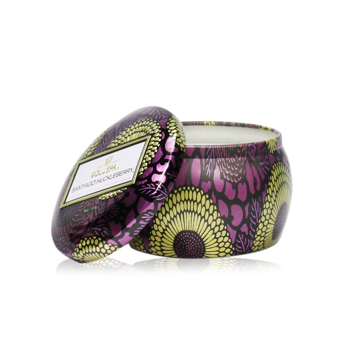 VOLUSPA - Mini Tin Candle - Santiago Huckleberry