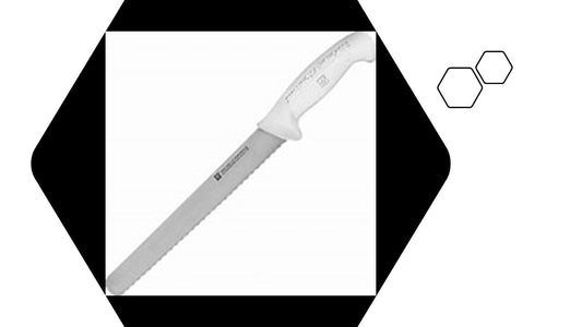 Zwilling Henckels Twin Master 9.5 Inch White Serrated Slicing Knife
