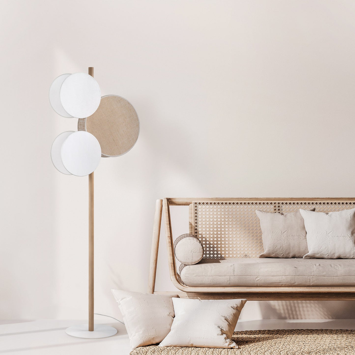 PULSE Natural Floor Lamp