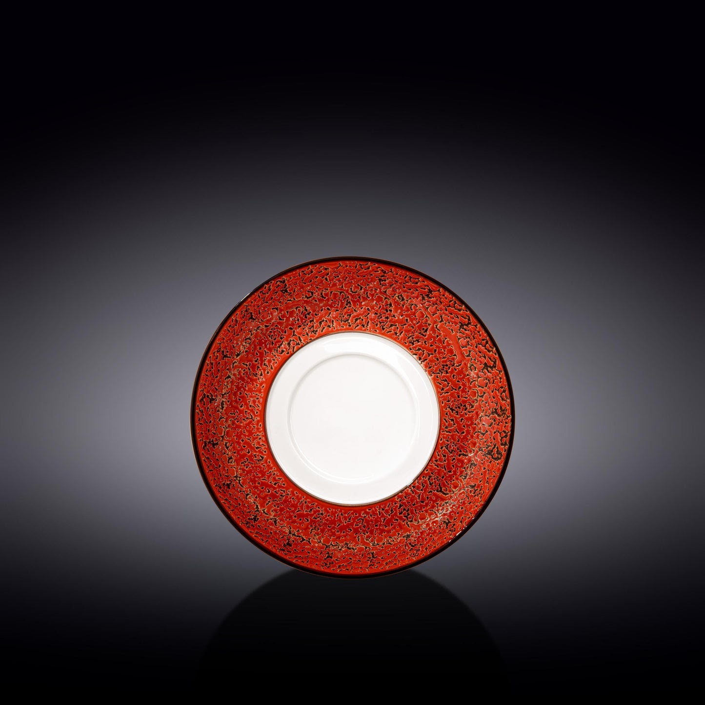 Red Porcelain Multi-Use Saucer 6.5" inch | 16 Cm