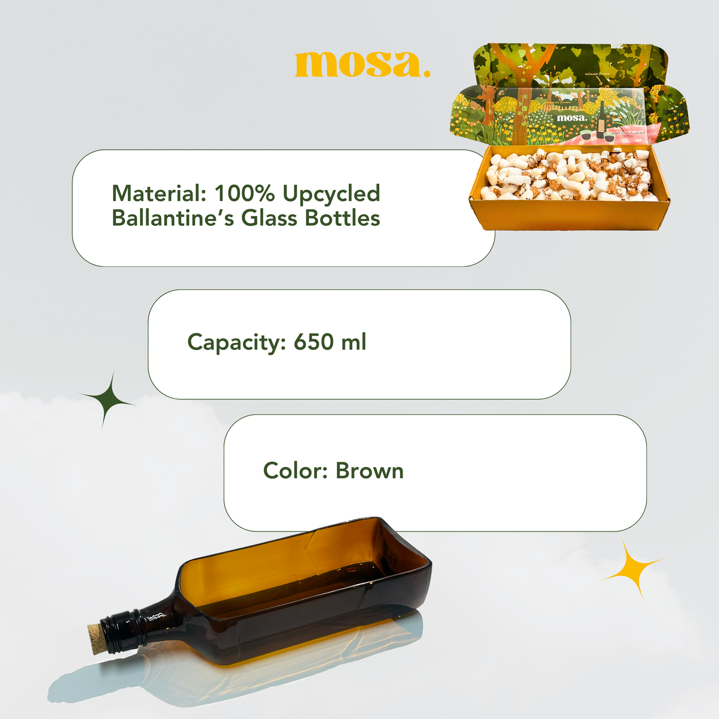 Ballantine's Bottle Glass Platter