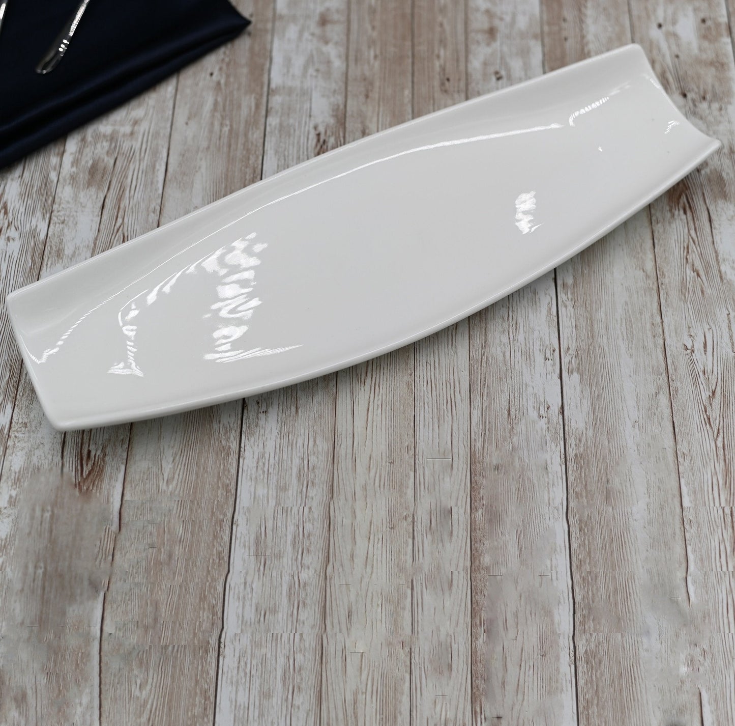 White Celery Tray / Dish 16" inch X 5" inch | 40 X 13 Cm