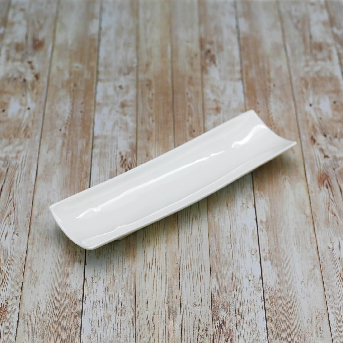 White Celery Tray / Dish 11" inch X 3" inch | 28 X 8 Cm