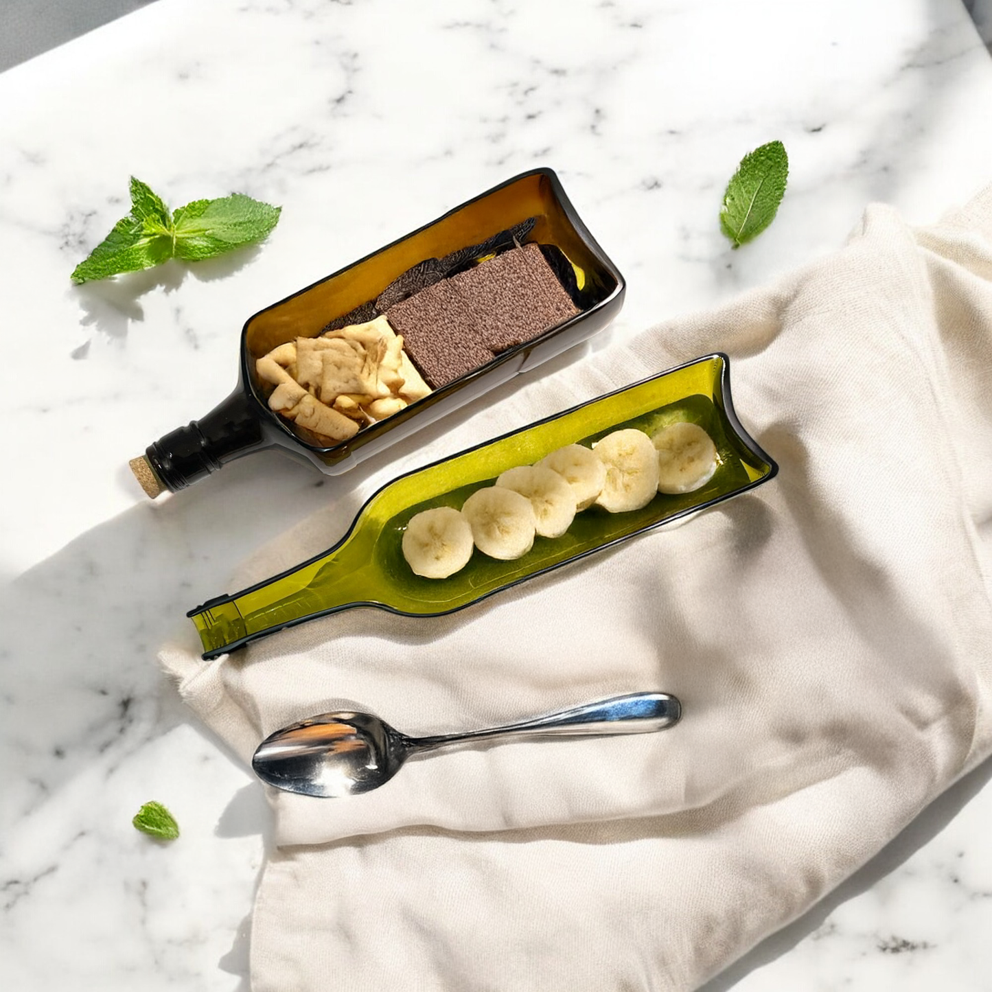 Ballantine's Bottle Glass Platter