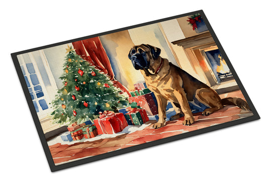 Mastiff Cozy Christmas Doormat