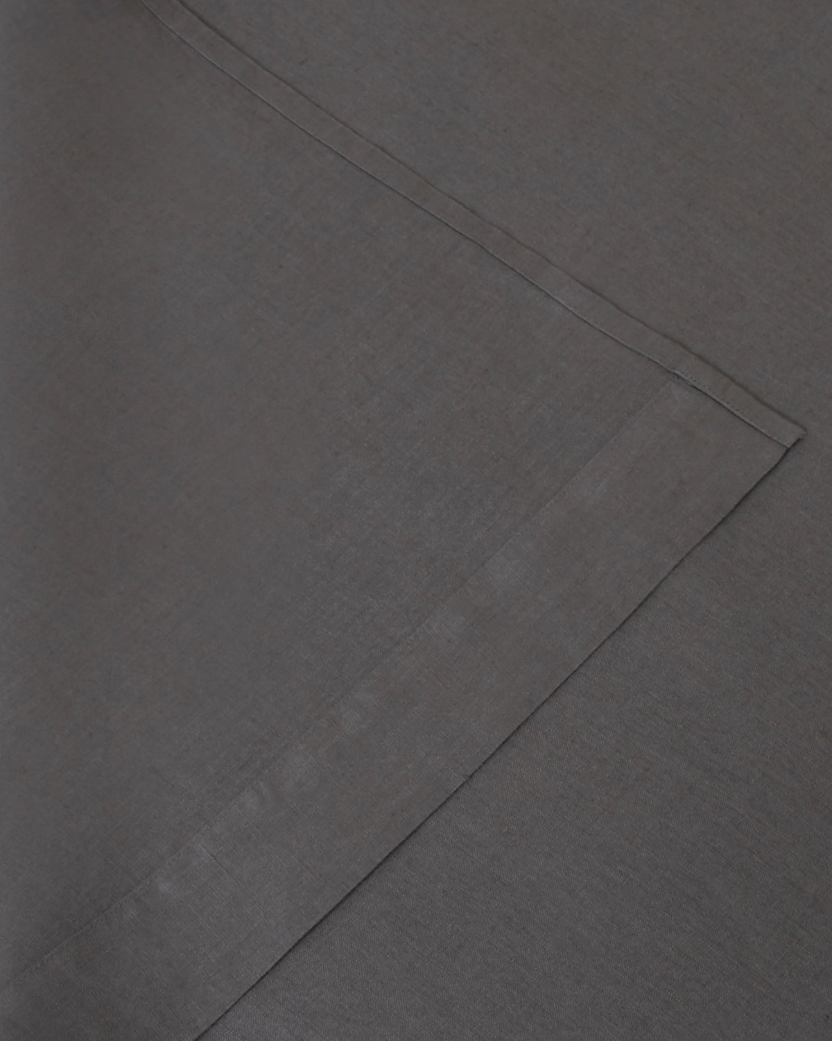 Marcel Linen Fitted Sheet - Storm