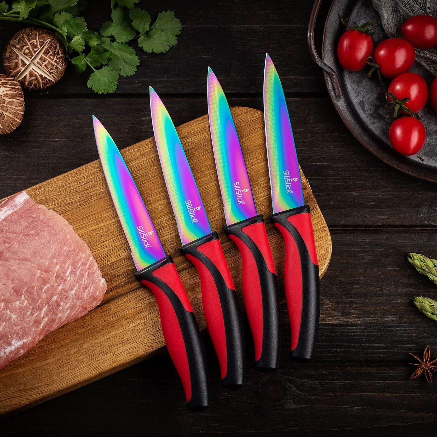 Steak Knife Set (4 Red)