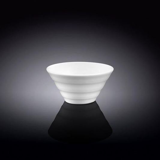 Cone Shaped White Dessert Dish 4" inch X 2" inch | 6 Fl Oz |