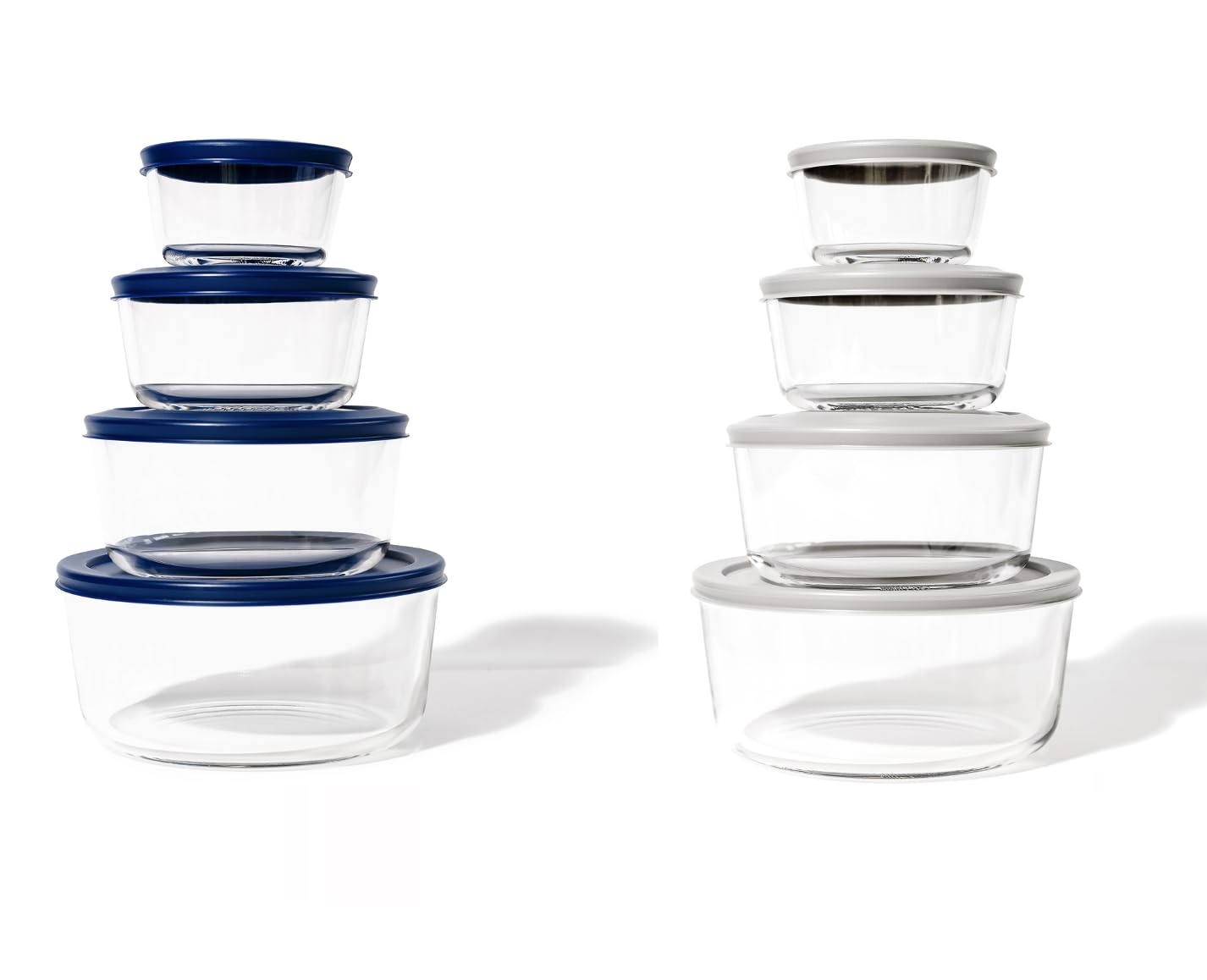 Glass Food Storage Containers - 16 Piece (8 Containers + 8 Lids)