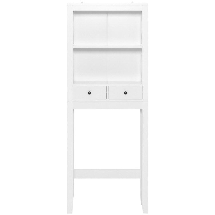 Toilet Space Saver Bathroom Organizer Storage Shelf With Drawers