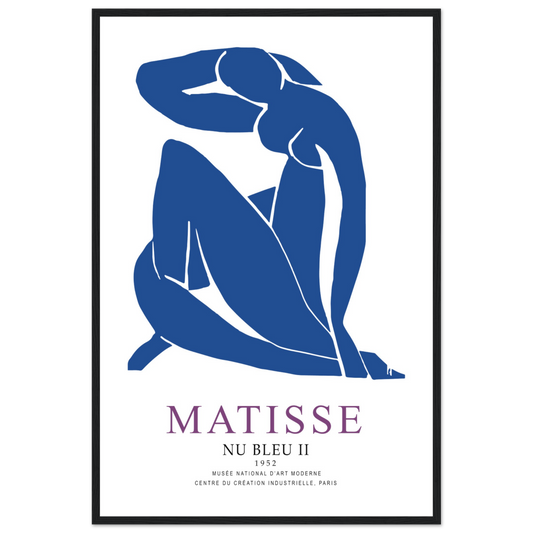 Henri Matisse Nu Bleu II (Blue Nude II) 1952 Artwork Poster