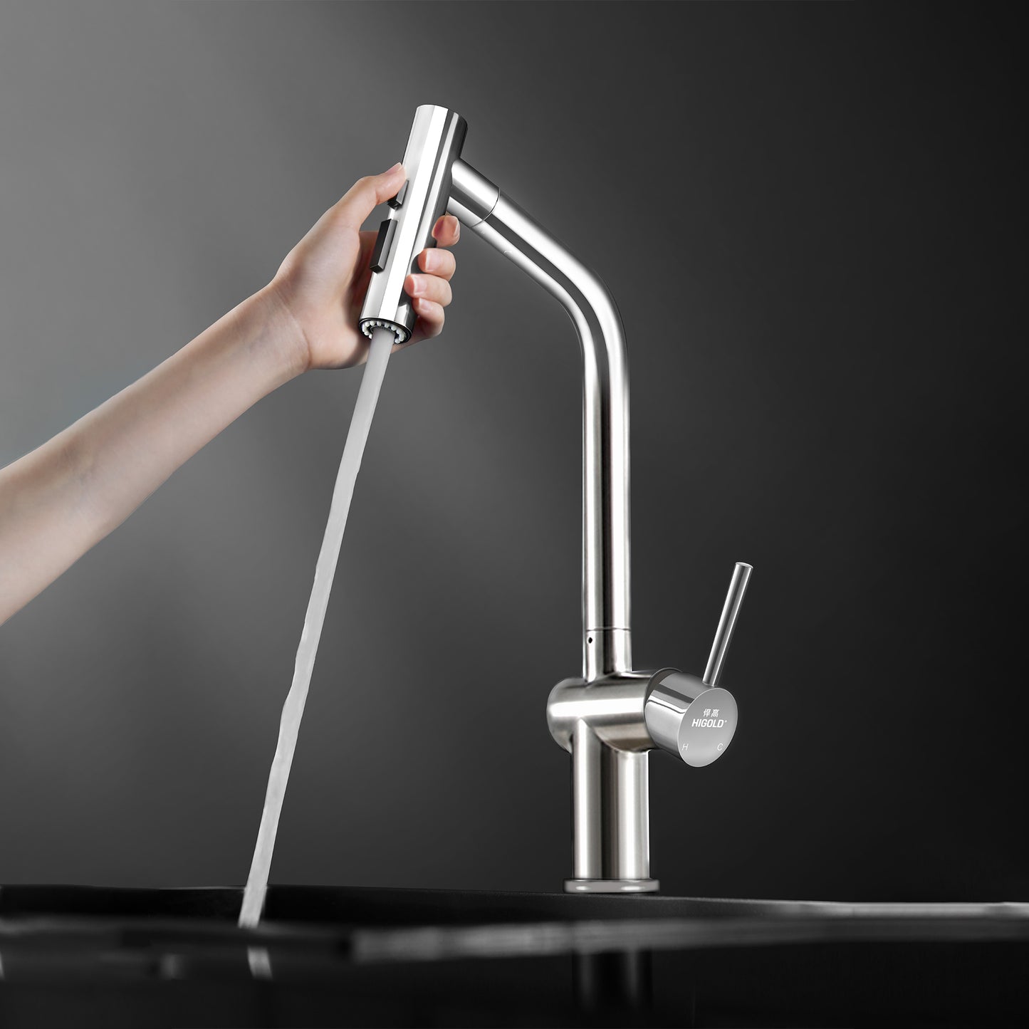 HIGOLD BN1.0 IF Design Award Single Handle Pull Down Sprayer
